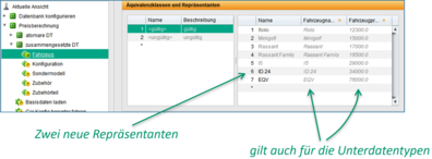 Freigegebene Datentypen erweitern